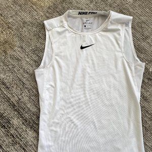 NikePro dry-fit sleeveless compression tank top medium